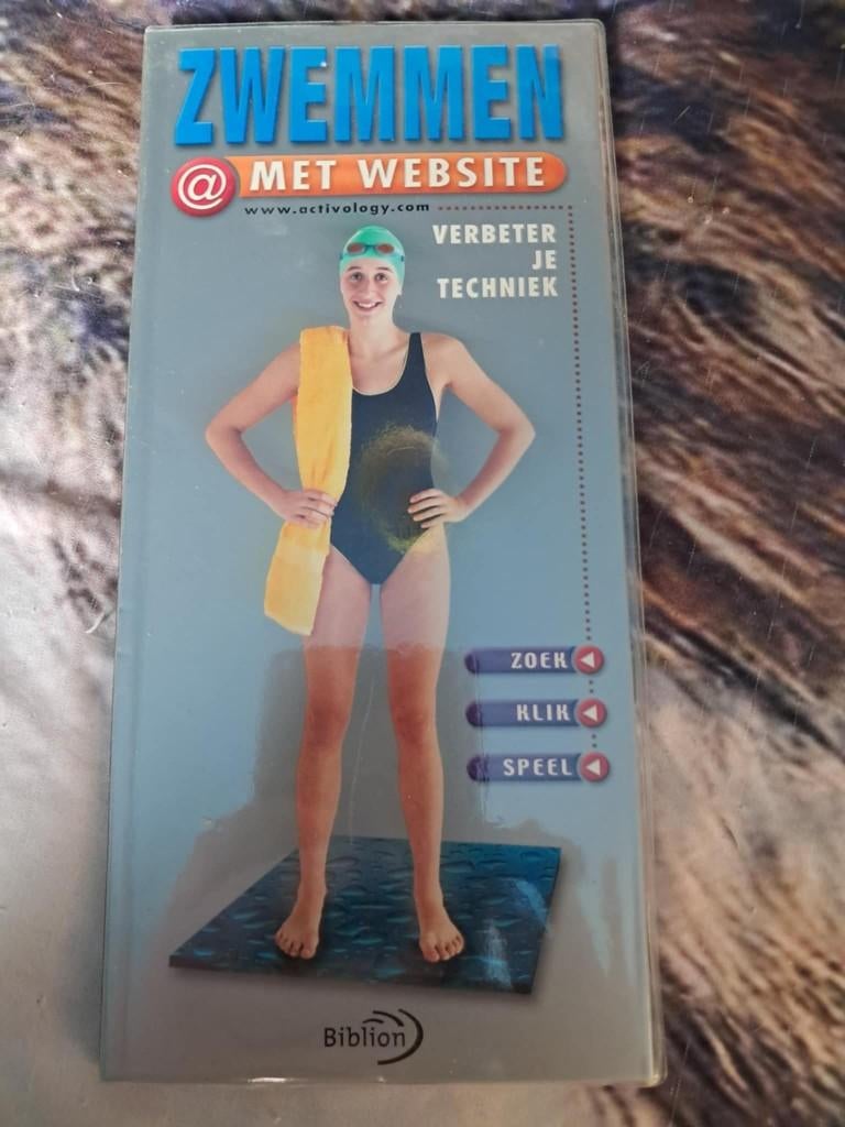 Zwemmen met website boekje, Ophalen, Zo goed als nieuw, Biblion, Watersport en Hengelsport