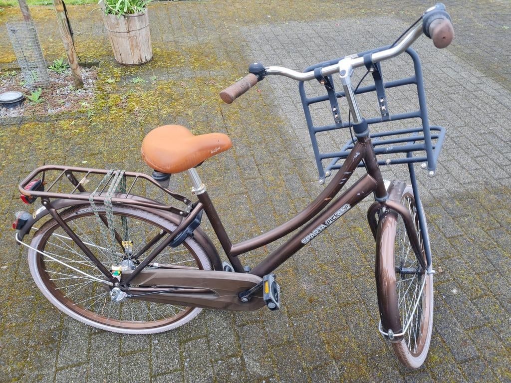 Sparta Pick-up fiets - Bruin - Gebruikt, Ophalen, Sparta, Gebruikt, Velgrem