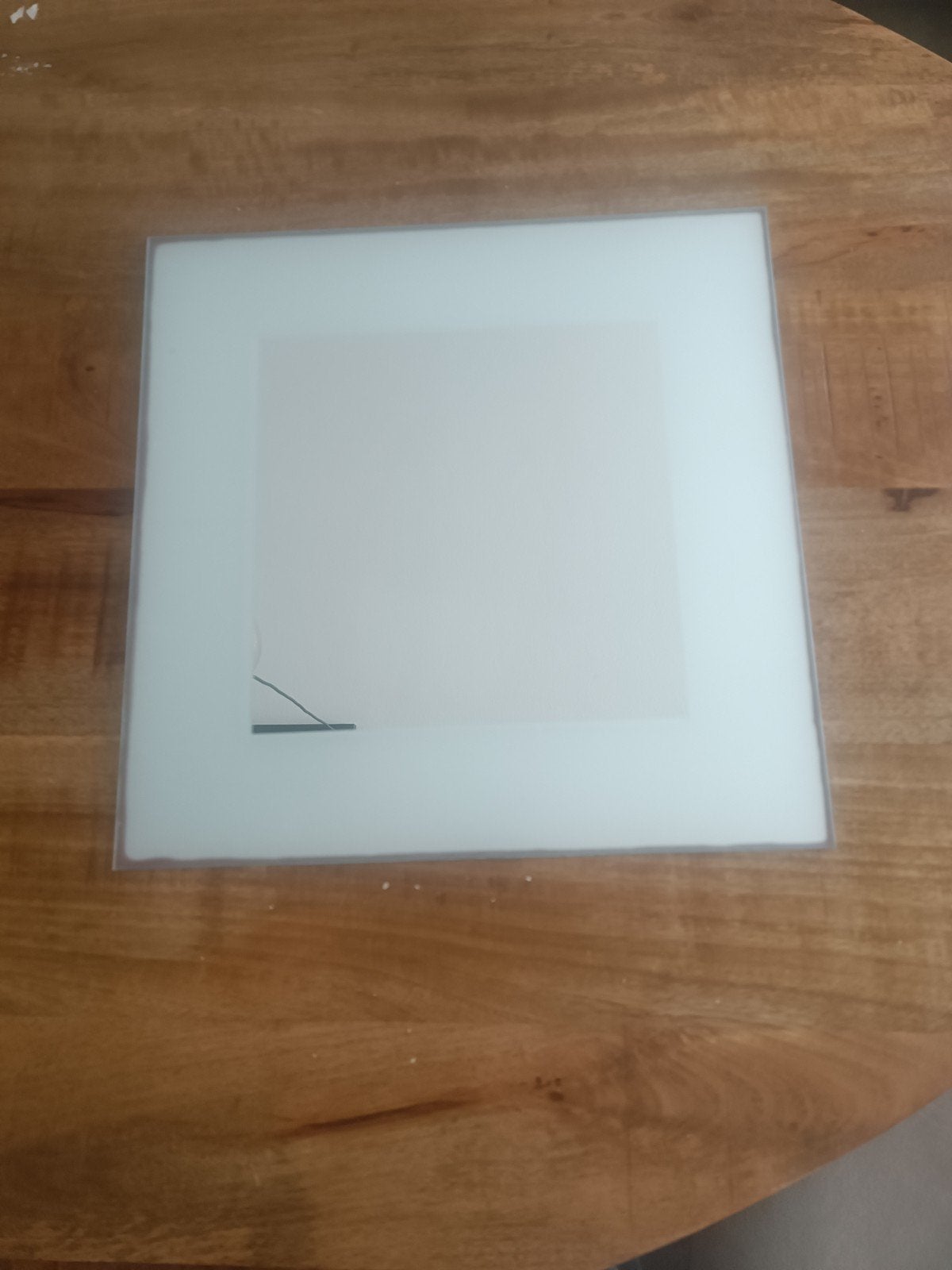 Spiegel 40x40 cm met zeefdruk kader, Ophalen, Minder dan 50 cm, Minder dan 100 cm