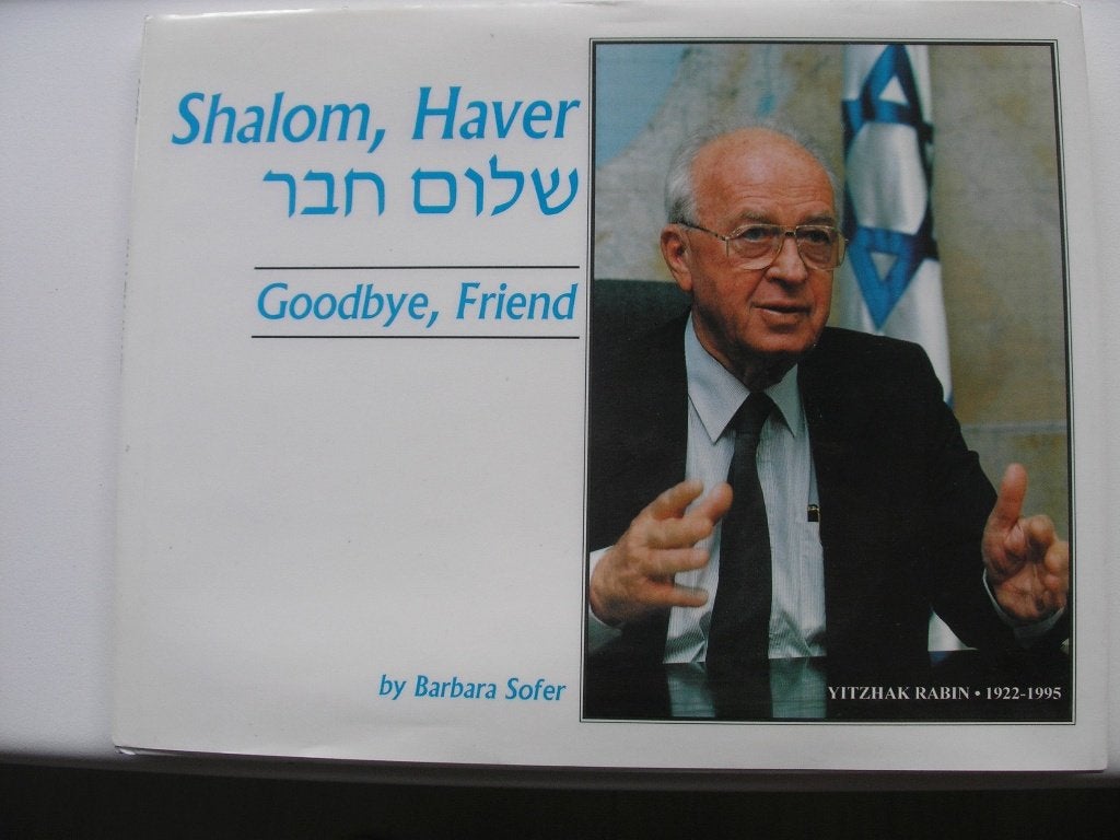 Shalom Haver - Goodbye, Friend. Yitzhak Rabin, Ophalen of Verzenden, Zo goed als nieuw, Politiek