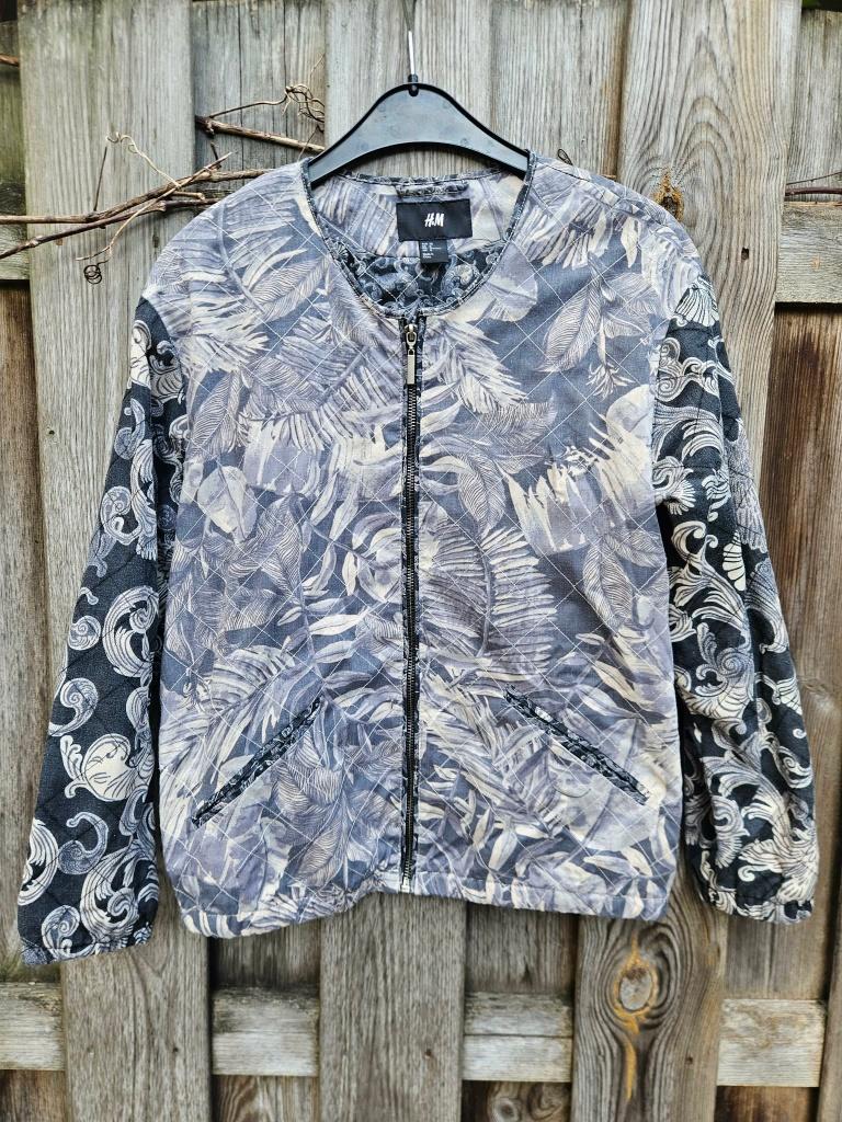 Vintage gewatteerde jas, Maat 38/40 (M), H&M, Ophalen of Verzenden, Zo goed als nieuw