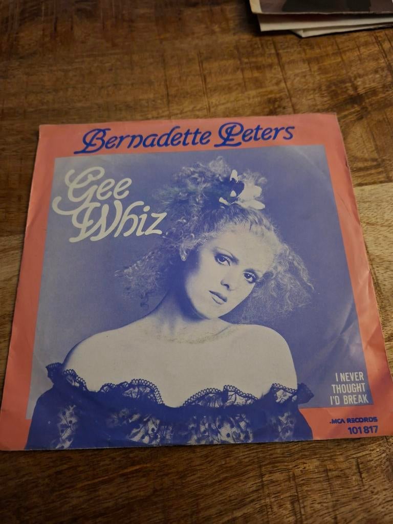 Bernadette peters / gee whiz, Ophalen of Verzenden, Zo goed als nieuw, Nederlandstalig