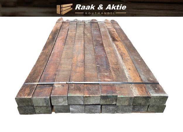 18 Hardhouten palen met punt 1.80 m lang - nr: HB5, Ophalen, Palen, Nieuw, Hardhout
