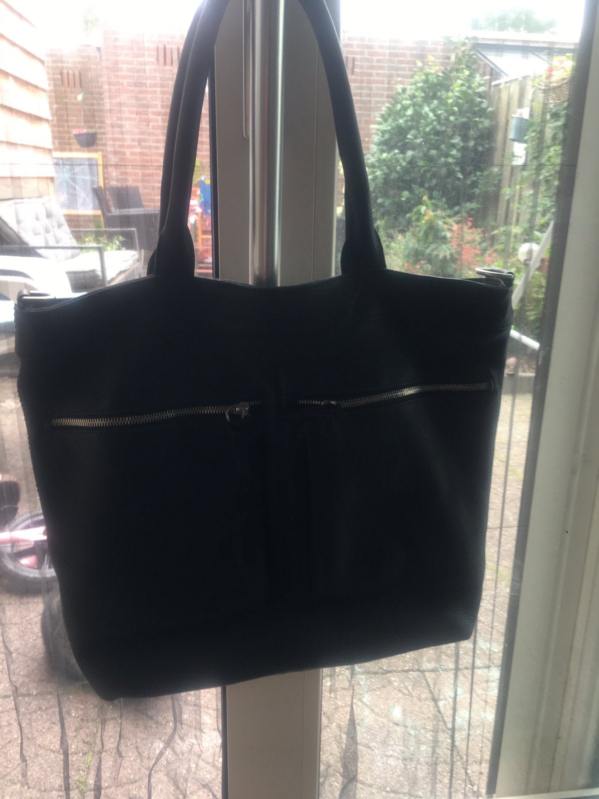 Nieuwe echt leren tas Amsterdam Cowboys, 30 cm of meer, Zwart, Minder dan 35 cm, Ophalen of Verzenden