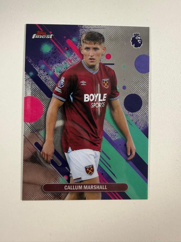 97 Callum Marshall Finest Premier League 2026, Ophalen of Verzenden, Nieuw, Buitenlandse clubs, Poster, Plaatje of Sticker