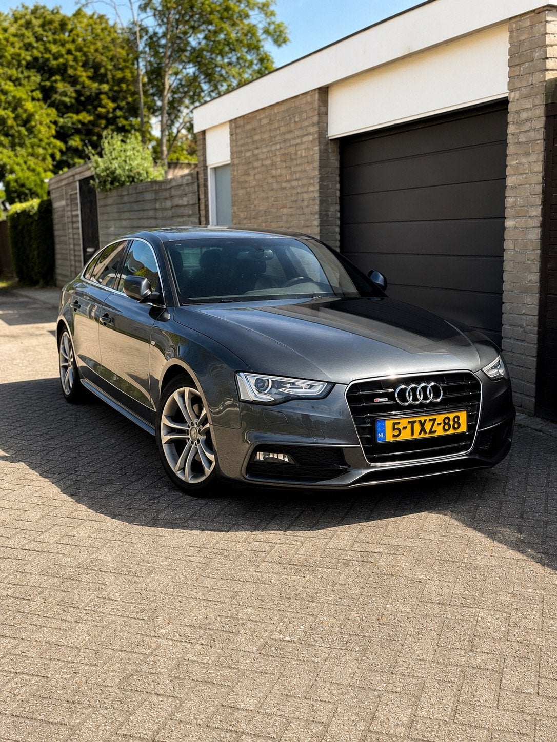 Audi A5 | 1.8 Tfsi | 235PK | Sportback | 3x S-line | Keyless, Voorwielaandrijving, Zwart, 4 cilinders, Origineel Nederlands