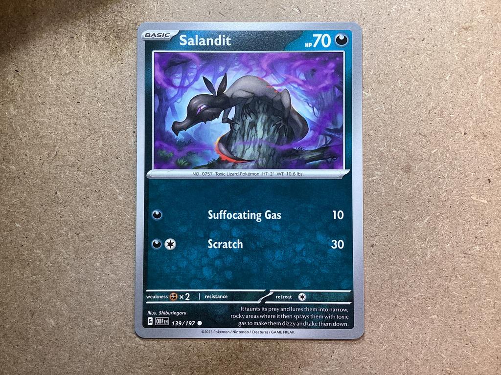 1x Salandit [OBF 139/197] (Near Mint), Ophalen of Verzenden, Zo goed als nieuw, Losse kaart