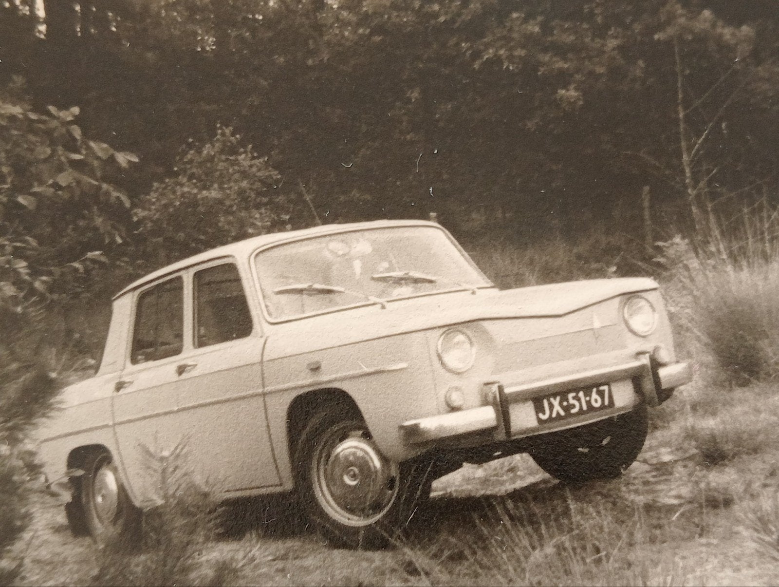 Oude foto Renault, Ophalen of Verzenden, Gebruikt, Overige onderwerpen
