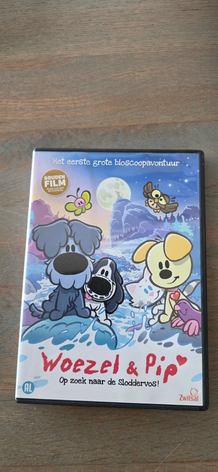 Woezel & Pip: Op zoek naar de Sloddervos! (DVD), Inclusief doosje, Alle leeftijden, Zo goed als nieuw, Familie
