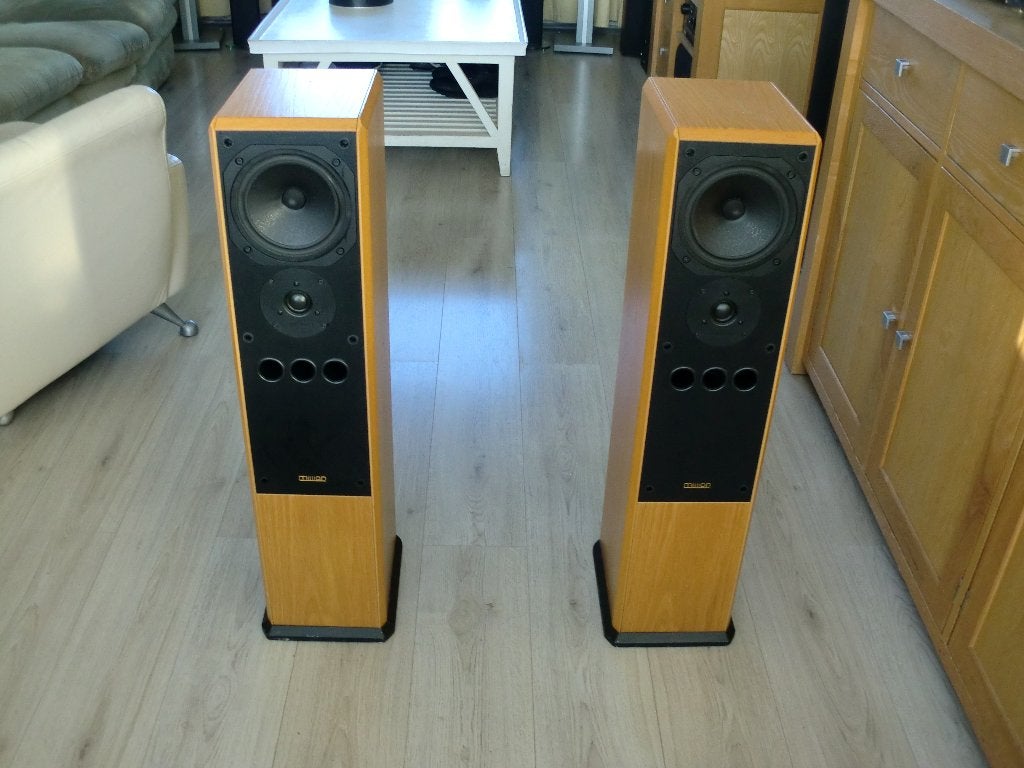 Mission 752 2-way reflex open sound te beluisteren wood., Zo goed als nieuw, 60 tot 120 watt, Front, Rear of Stereo speakers, Ophalen