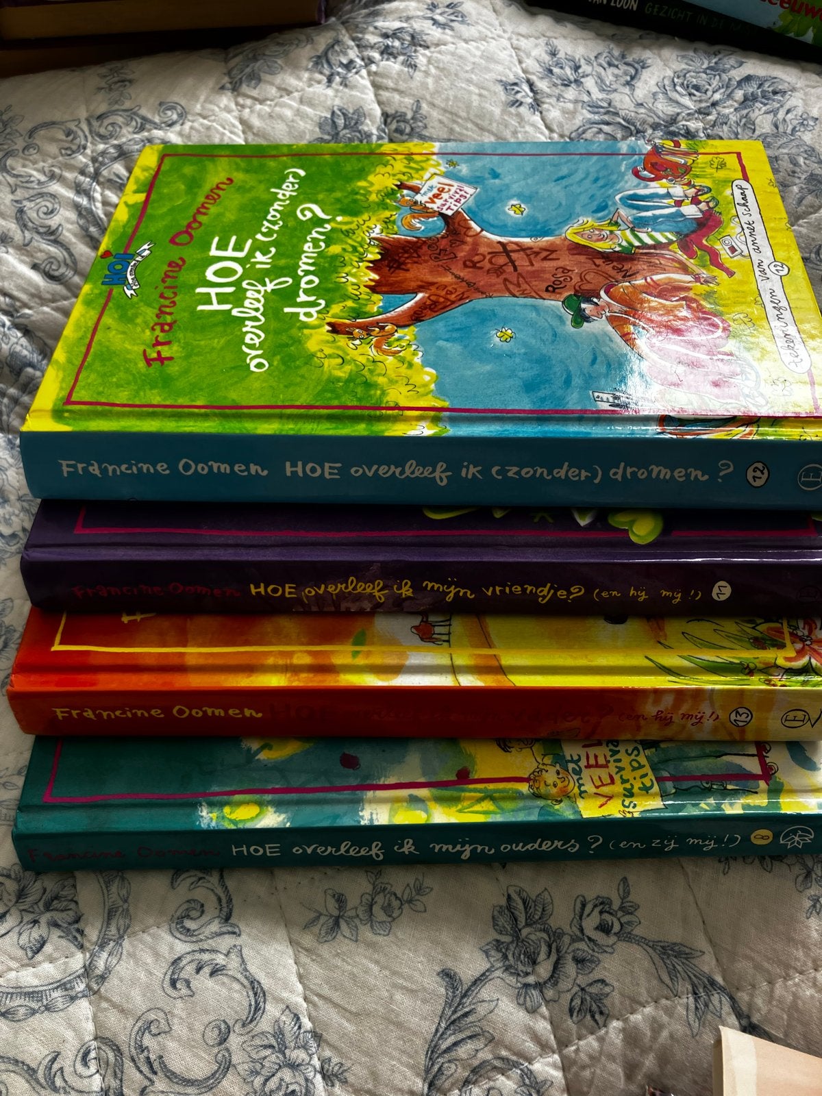 Francine Oomen - Hoe overleef ik... (4 boeken), Boeken, Ophalen of Verzenden, Gelezen, Fictie