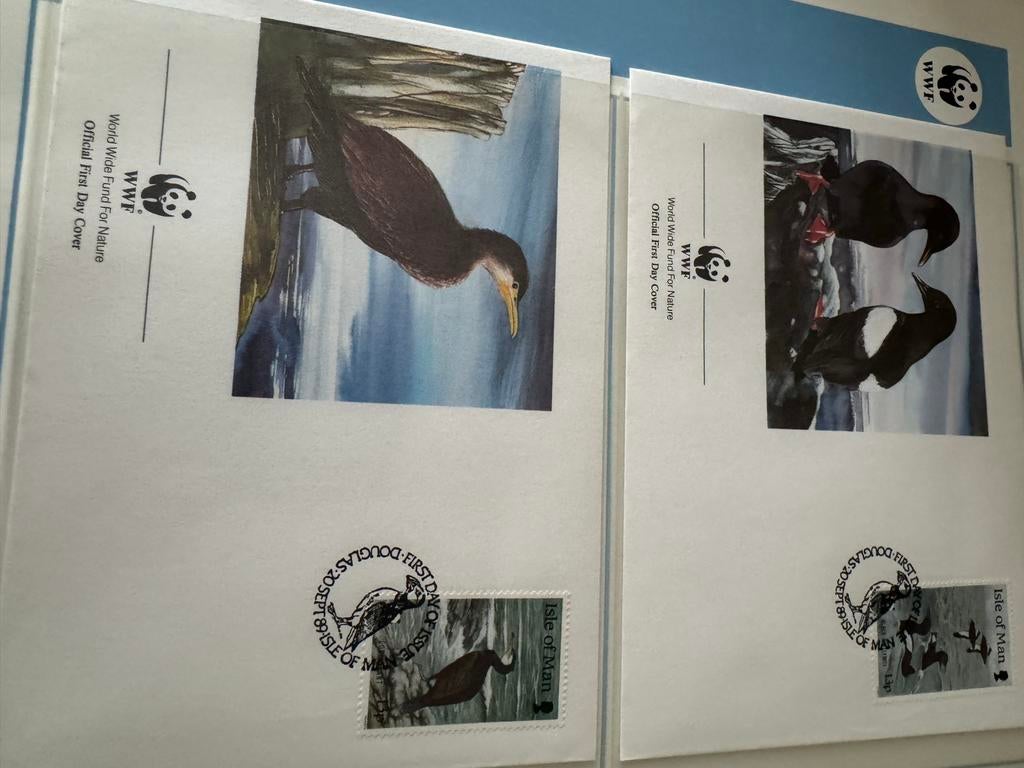 WWF Postzegelcollectie: Vogels van de Wereld, Postzegels en Munten, Verzenden, Onbeschreven, Rest van de wereld