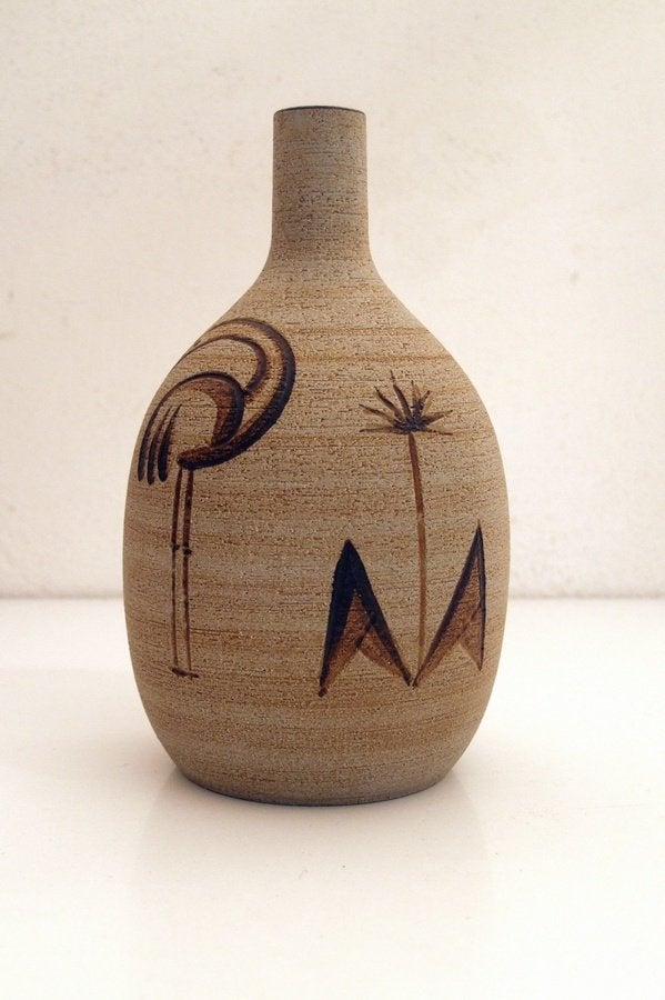 Peter Muller vase for Sgrafo Germany Ceramic vintage design, Ophalen of Verzenden