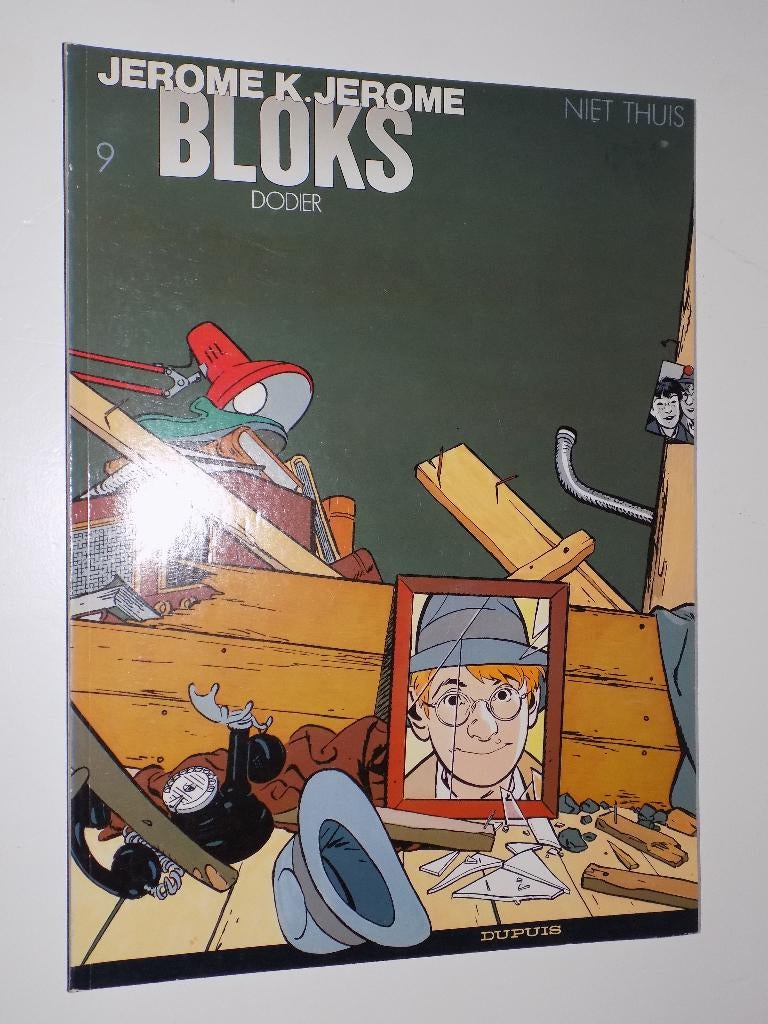 Jerome K.Jerome Bloks - 09_Niet thuis, Eén stripboek, Ophalen of Verzenden, Zo goed als nieuw, Dodier