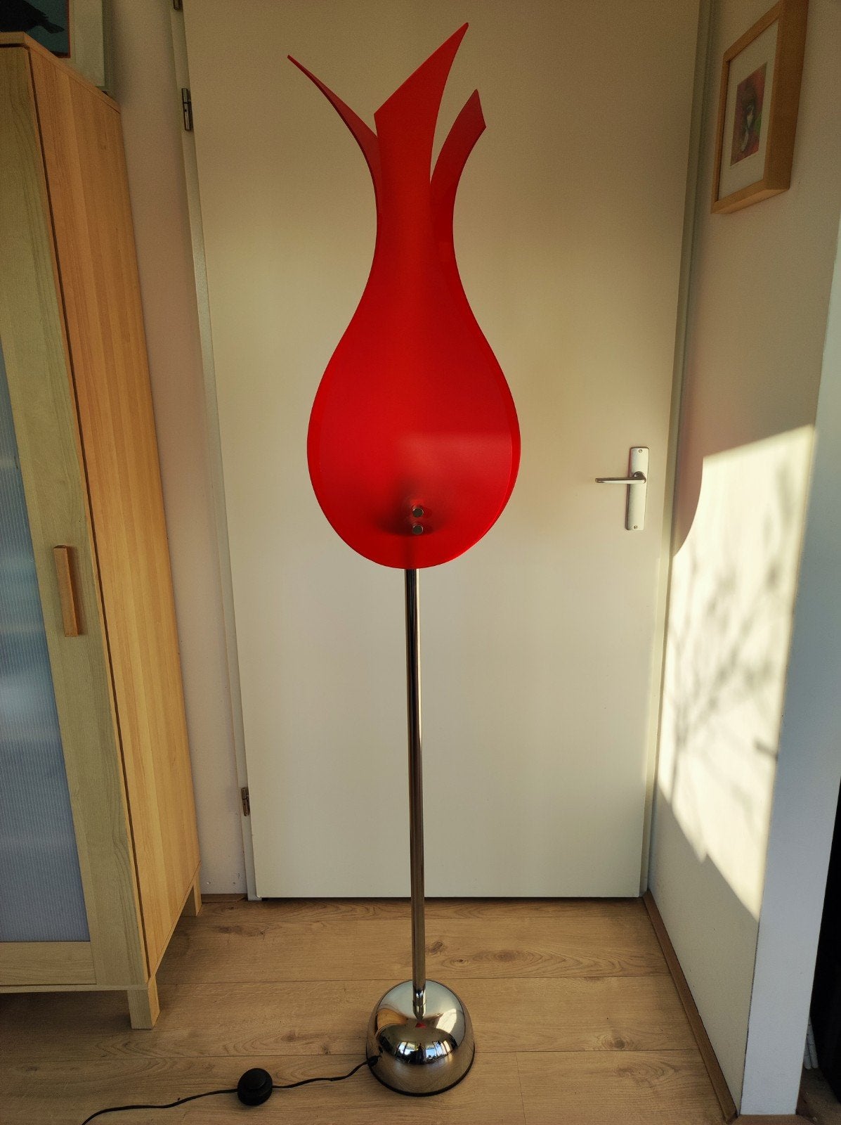 Zifir Tulip vloerlamp, Huis en Inrichting, Lampen | Vloerlampen, Ophalen, Zo goed als nieuw, 150 tot 200 cm