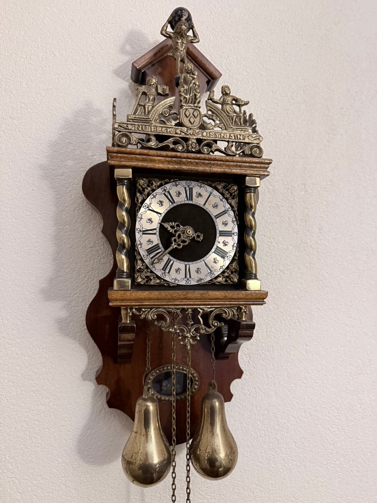 Te koop: Mooie Zaanse klok, Antiek en Kunst, Antiek | Klokken, Ophalen