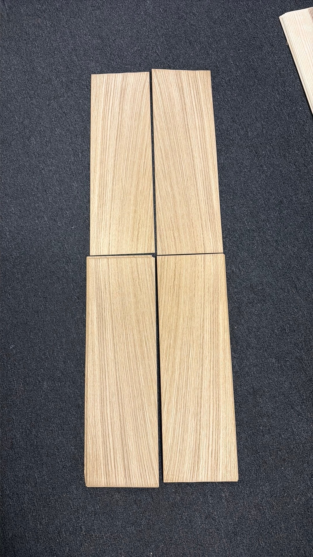 Eiken quartier fineer 60x18cm 30 vellen voor €7,50, Ophalen of Verzenden, Nieuw, Kunst en Creatief