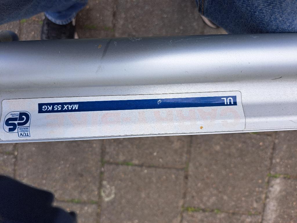 Fietsendrager achter op caravan, Ophalen, Gebruikt