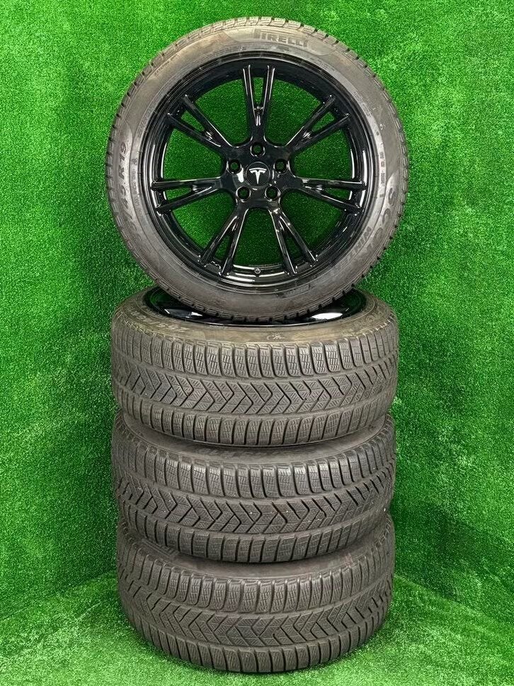 Originele 19 inch Tesla Gemini velgen winterbanden Model Y, 19 inch, 255 mm, Banden en Velgen, Tesla