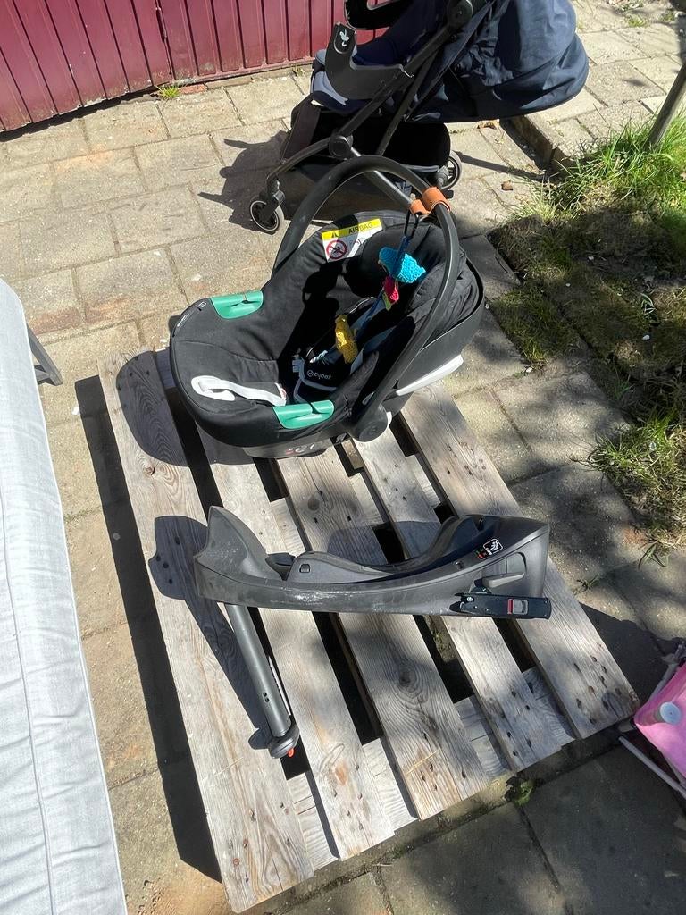 Reiswieg en autostoel + base voor Joolz Aer, Kinderen en Baby's, Kinderwagens en Combinaties, Ophalen of Verzenden, Gebruikt, Overige merken