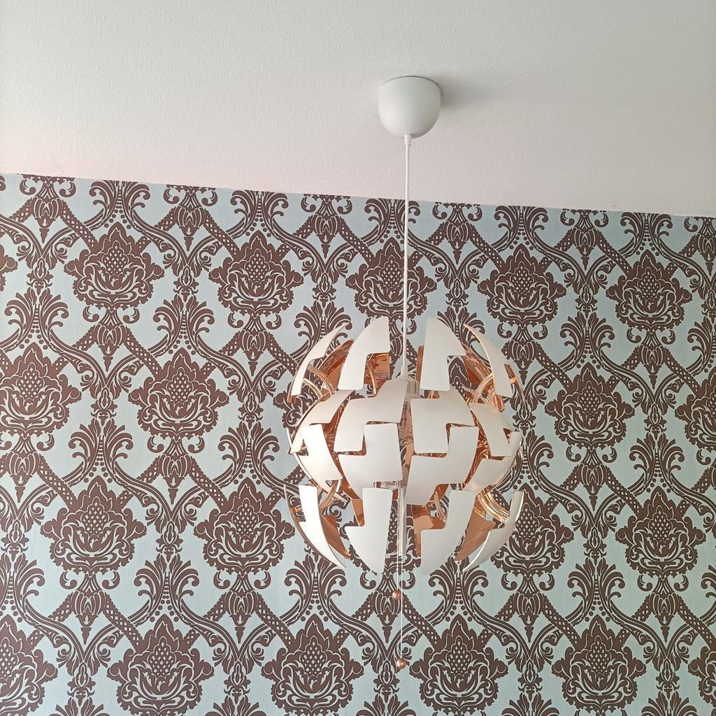 IKEA PS 2014 Hanglamp - Koperkleurig/Wit, Huis en Inrichting, Lampen | Hanglampen, Modern, Scandinavisch, Futuristisch, Ophalen of Verzenden