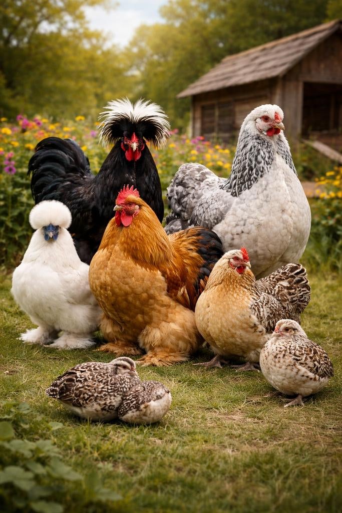 Prachtige grotere kuikens van deze mooie rassen!!, Dieren en Toebehoren, Pluimvee, Meerdere dieren, Kip