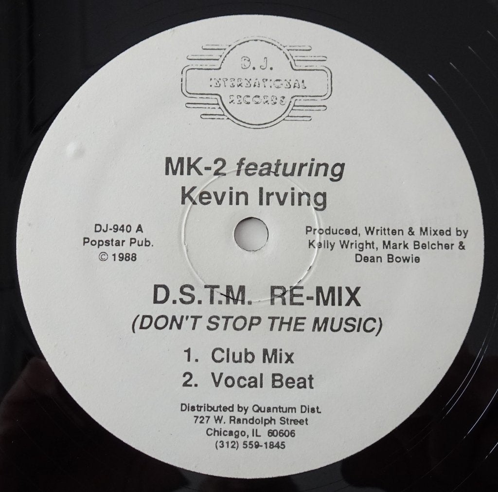 MK II feat. Kevin Irving - D.S.T.M. -- US House Vinyl 1987, Cd's en Dvd's, Vinyl | Dance en House, Ophalen, Zo goed als nieuw