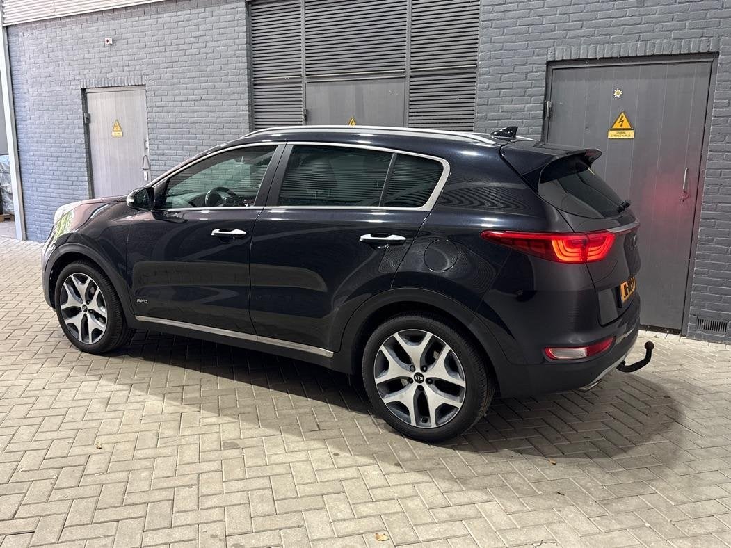 Kia Sportage 1.6 T-GDI 4WD GT-Line PlusLine | Panoramadak |, Auto's, Gebruikt, 4 cilinders, Zwart, Vierwielaandrijving
