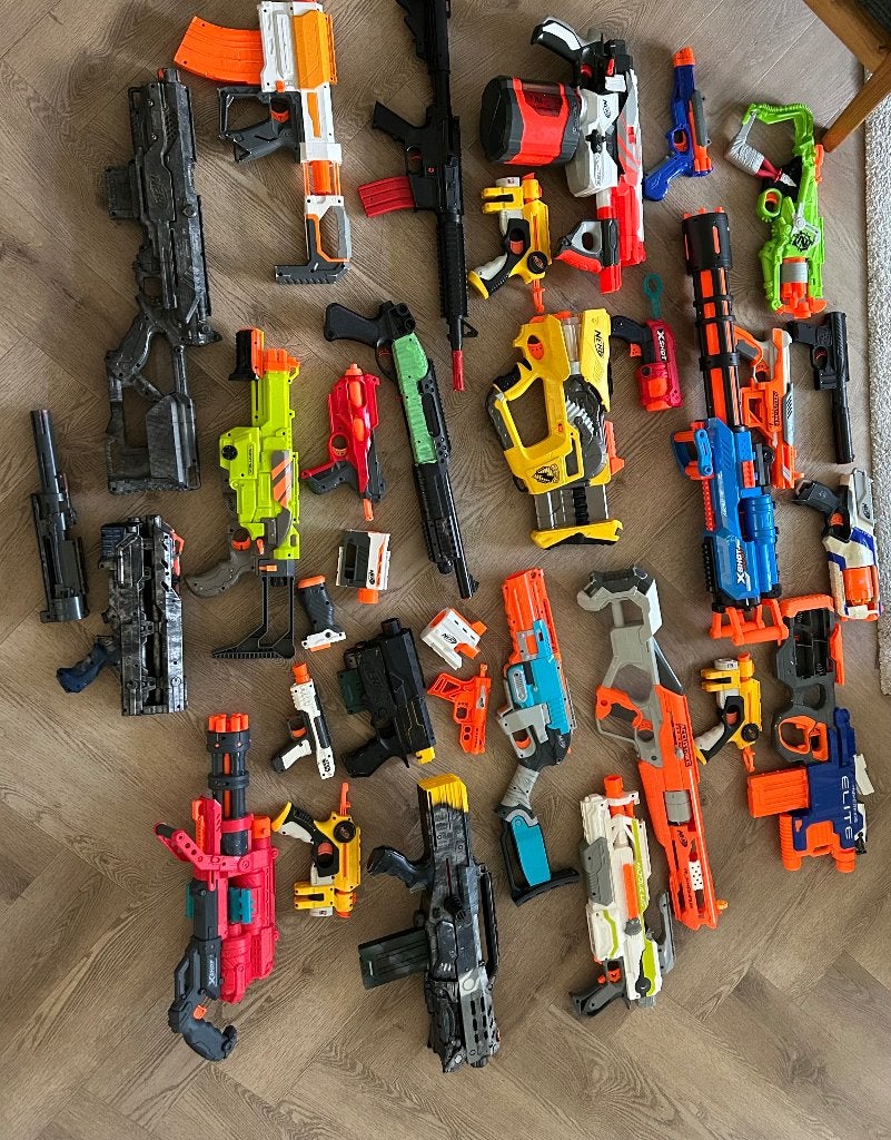 Nerf verzameling, Ophalen, Gebruikt