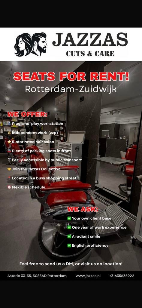 Seats for Rent, Ophalen of Verzenden, Zo goed als nieuw