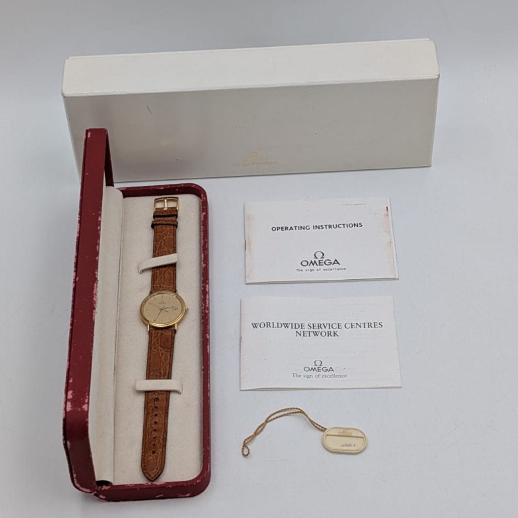 Omega De Ville 32.5 mm 18K Massief goud horloge - Full set, Ruilrijk, Zo goed als nieuw, Info@ruilrijk.nl, Neerstraat 60, 6041 KD Roermond