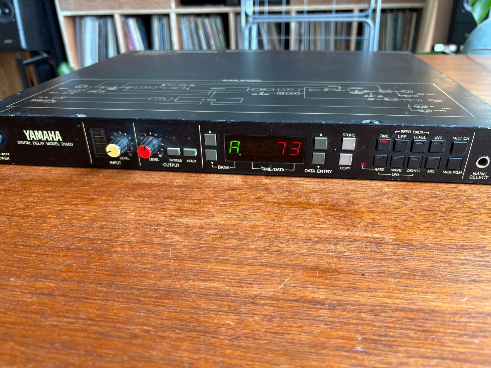 Yamaha digital delay model D1500, Muziek en Instrumenten, Ophalen, Gebruikt, Delay of Echo