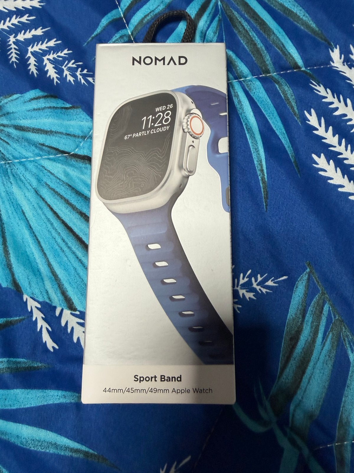Nomad Sport Band Apple Watch (44/45/49mm) diverse kleuren, Ophalen of Verzenden, Nieuw, Zwart, IOS