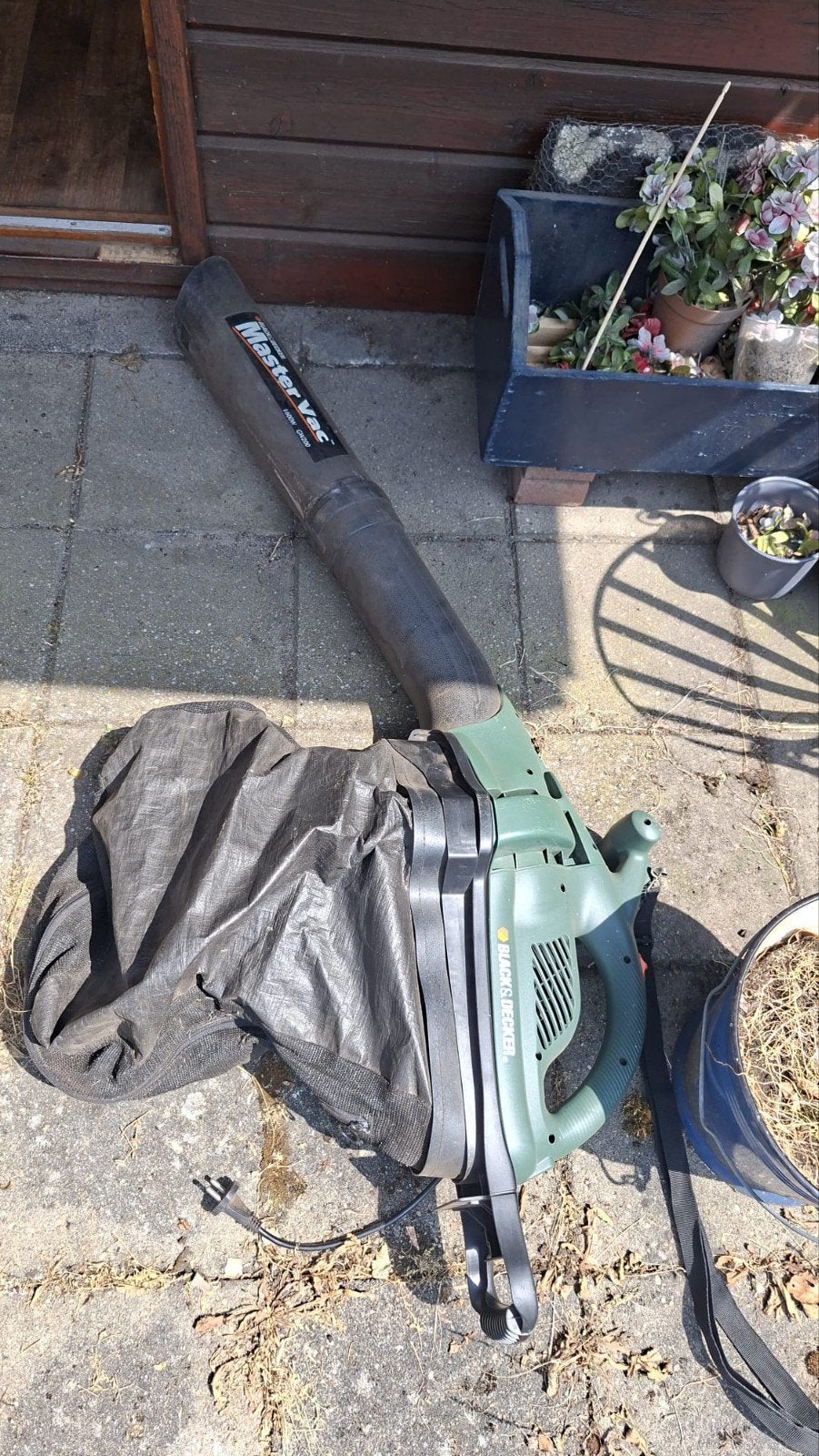 Bladblazer / zuiger Black & Decker Master Vac, Tuin en Terras, Ophalen, Gebruikt, Elektrisch