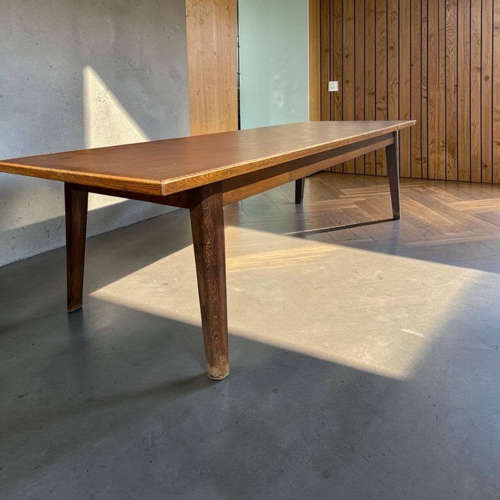 Vintage XL houten tafel / eettafel, Antiek en Kunst, Antiek | Meubels | Tafels, Ophalen