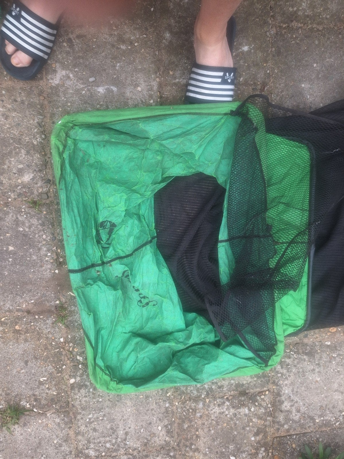 Sensas en Drennan leefnetten, Ophalen, Gebruikt, Net of Fuik