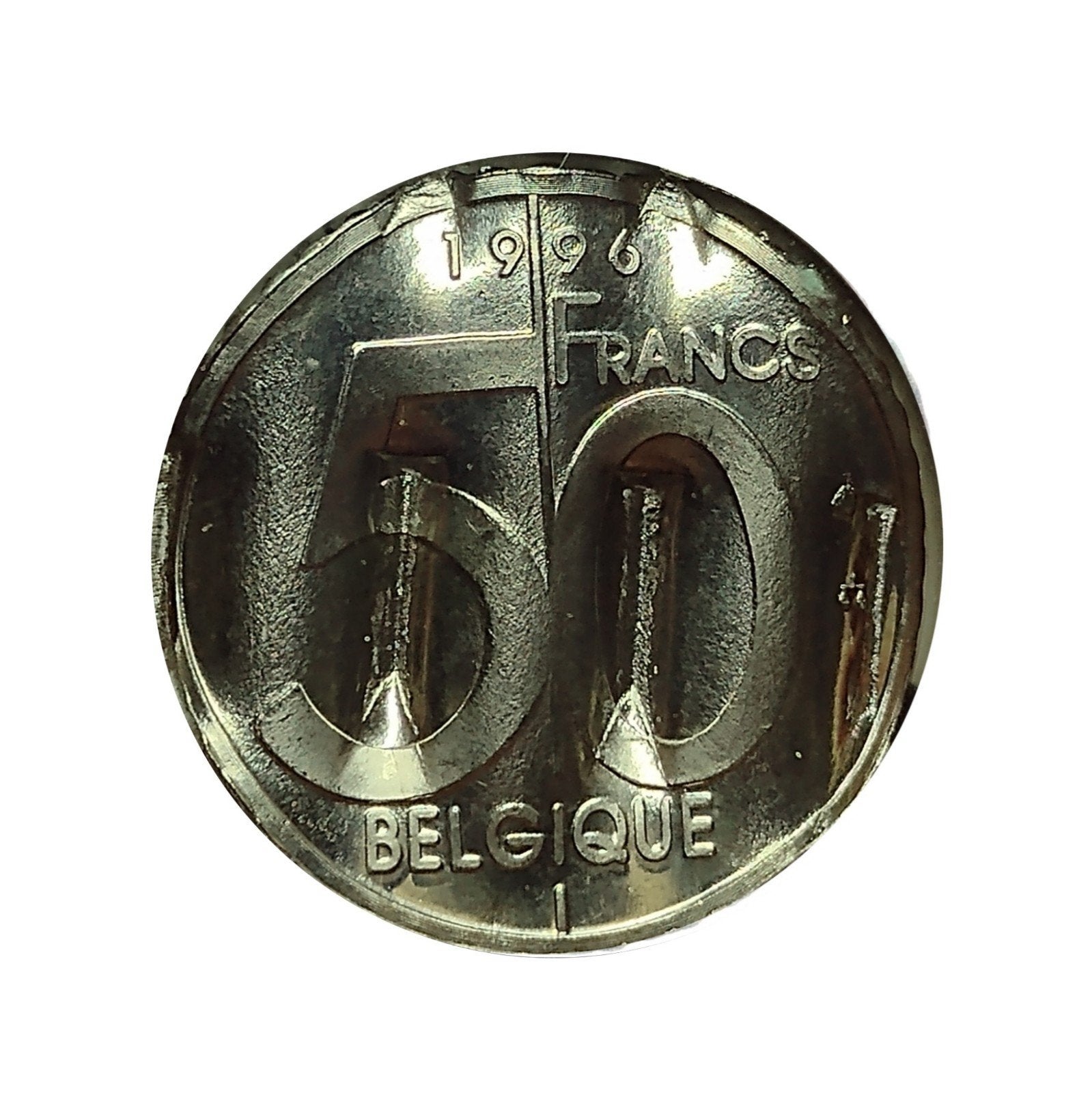 50 Francs - oplage: 60.000 ! - vernietigd, Postzegels en Munten, Munten | België, Ophalen of Verzenden, Overig, Losse munt