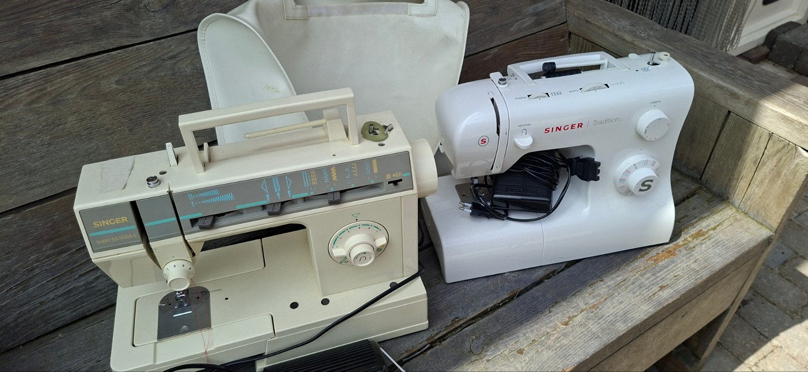 Singer Naaimachines: Tradition & oudere model, Ophalen, Naaimachine, Singer