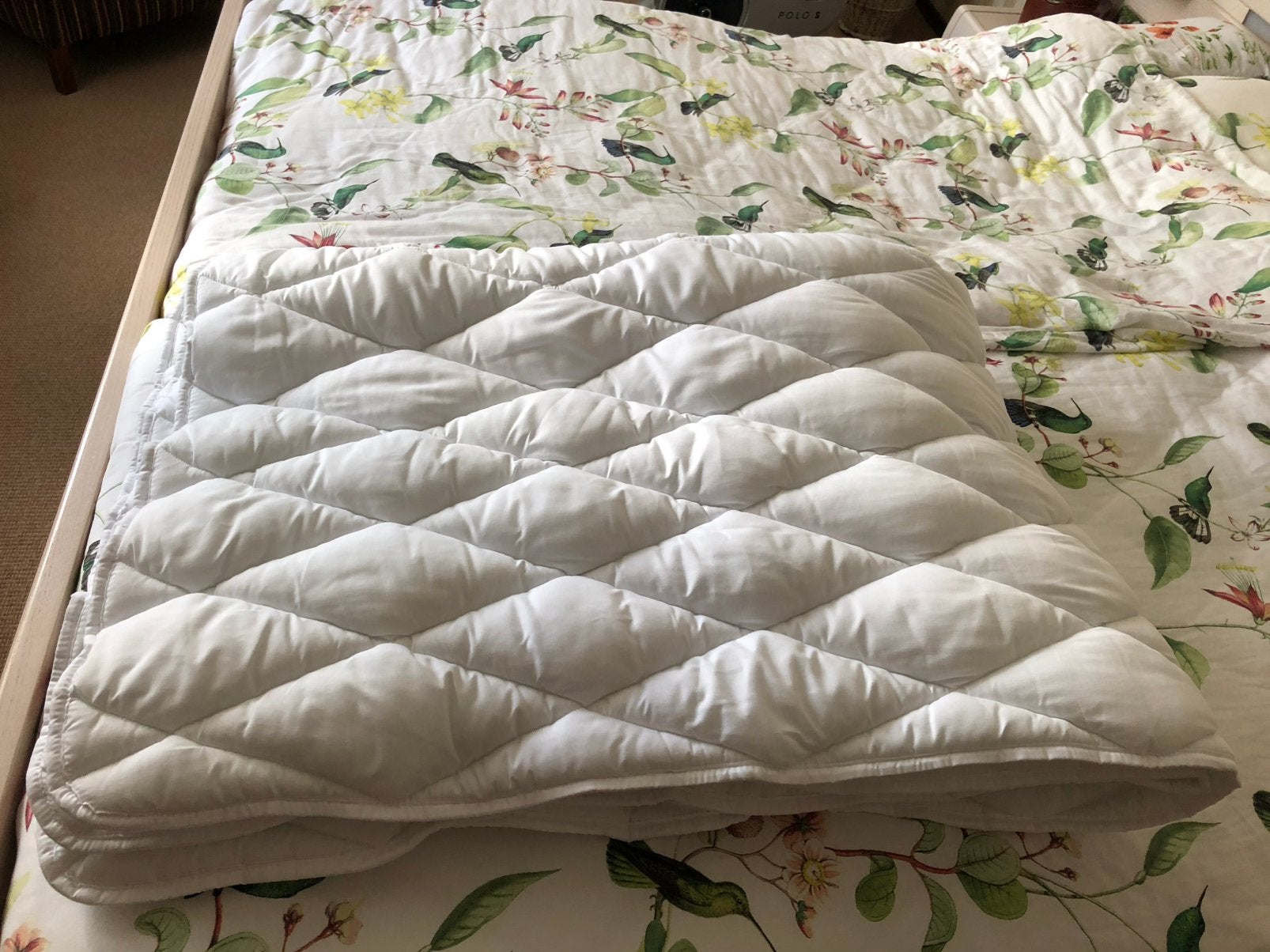 Optidee monodekbed 1 pers. 150 x200 cm, Verzenden, Wit, Overige materialen, Twijfelaar