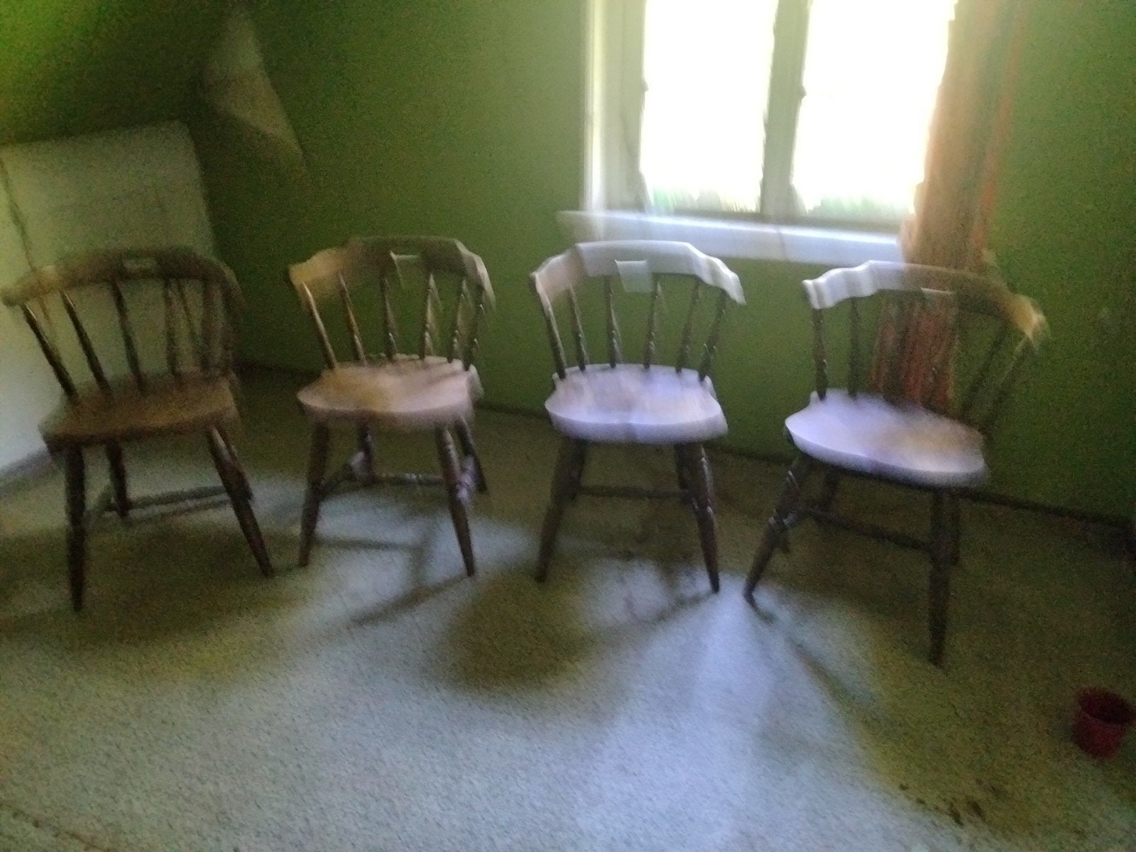 4 Retro stoeltjes., Ophalen