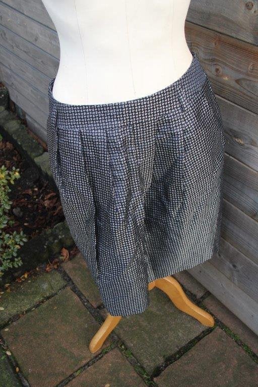 Rok donkerblauw/ creme Pauw mt 3( 40-42) Vaste prijs AANBI, Kleding | Dames, Maat 38/40 (M), Blauw, Pauw, Ophalen of Verzenden