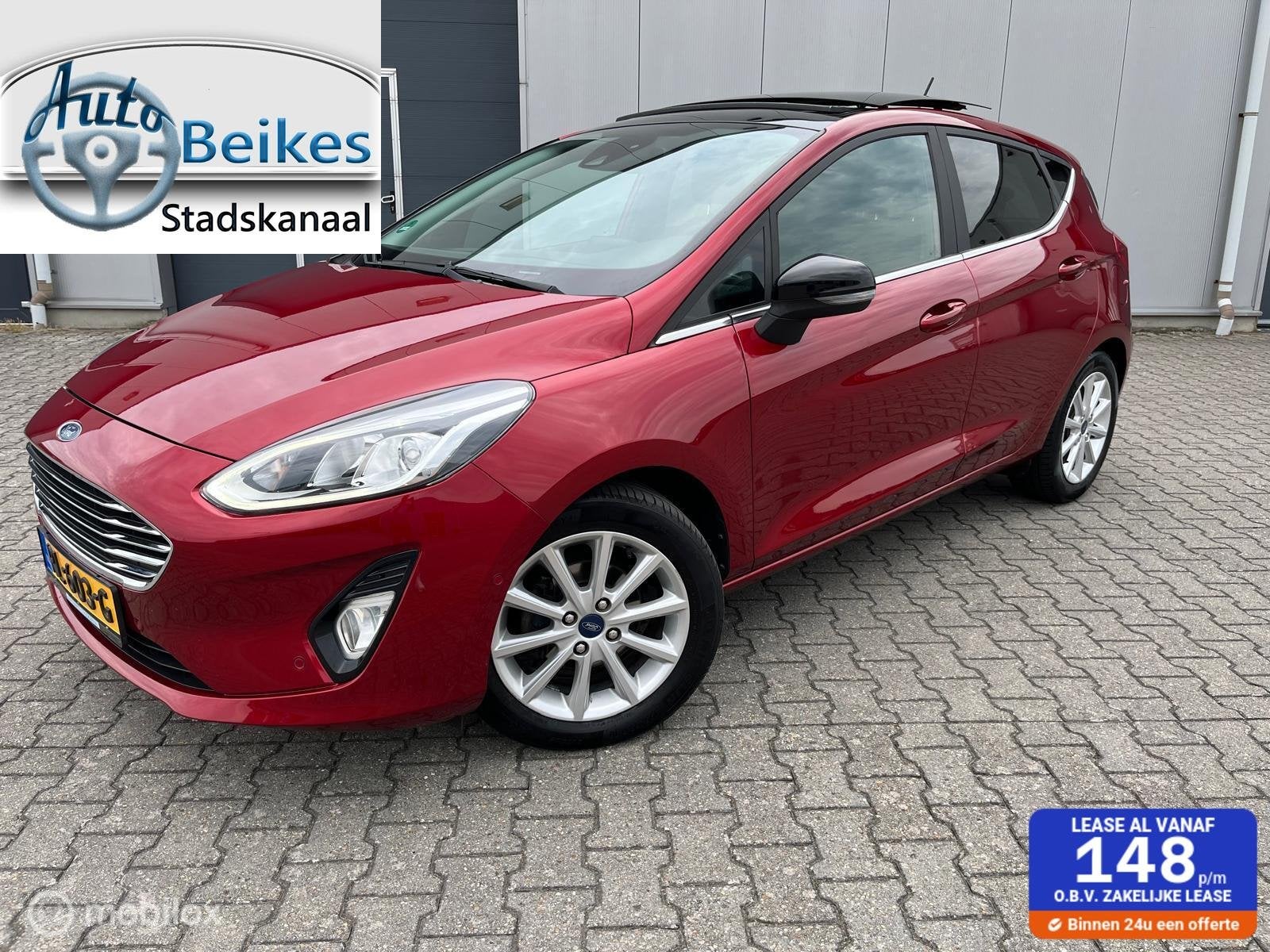 Ford Fiesta 1.0 EcoBoost Titanium, Voorwielaandrijving, Gebruikt, Met garantie (alle), Origineel Nederlands