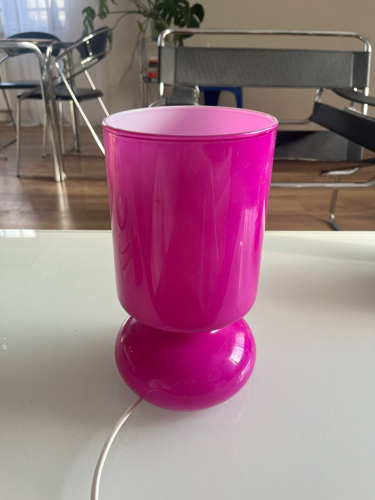 Ikea mushroom lamp, Ophalen of Verzenden, Zo goed als nieuw, Glas, Minder dan 50 cm