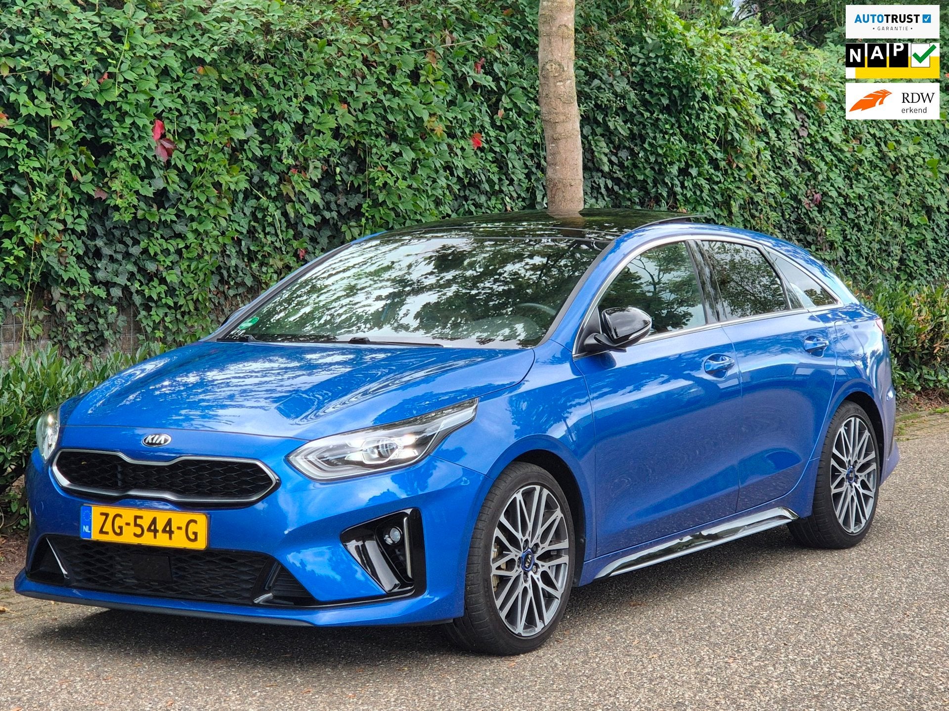 Kia ProCeed T-GDI GT-PlusLine VOL OPTIE Panorama Keyless LED, Auto's, Dealer onderhouden, 4 cilinders, Blauw, Origineel Nederlands