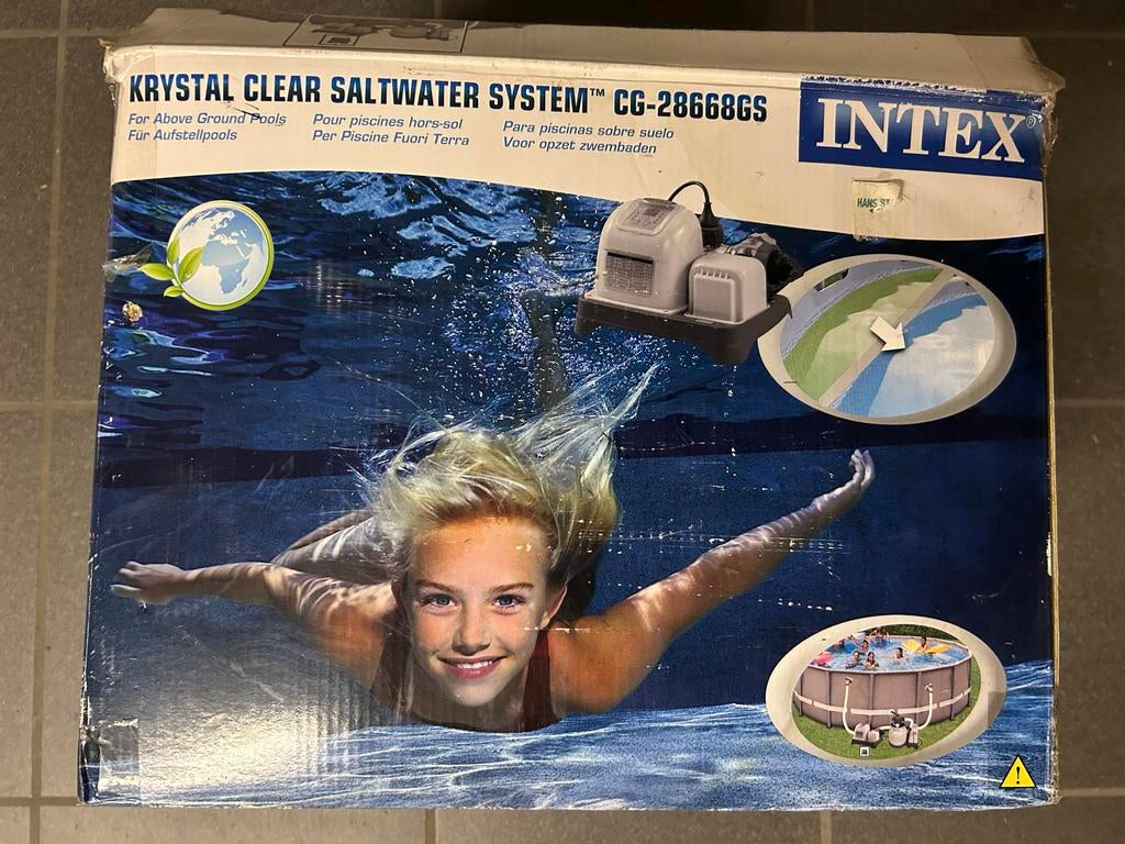 Zoutwatersysteem zwembad, Ophalen, Minder dan 80 cm, Overige typen, Rond
