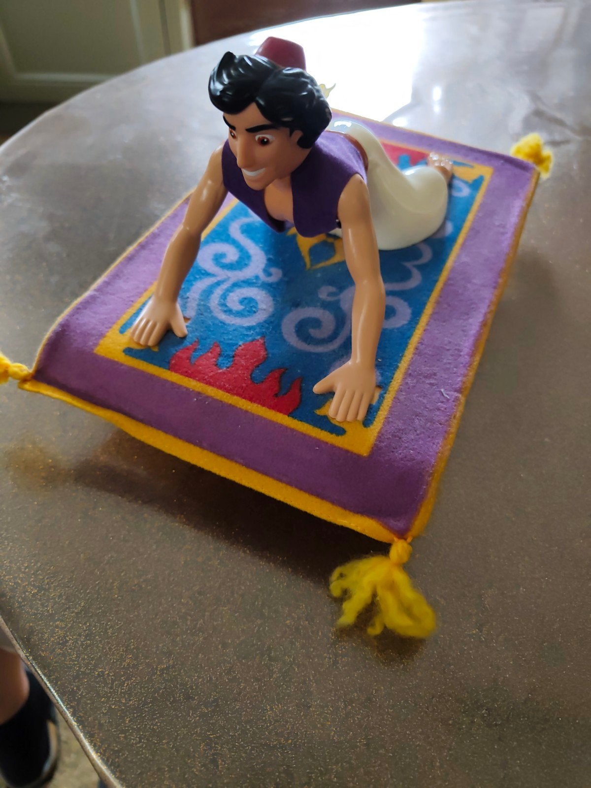 Aladdin vliegend tapijt speelgoed - goed werkend, Ophalen of Verzenden, Gebruikt, Jongen of Meisje