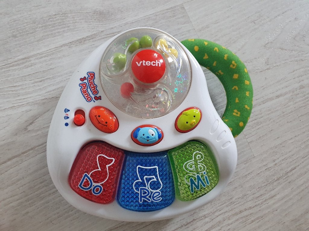 VTech Pluche Piano speelgoed, Kinderen en Baby's, Speelgoed | Vtech, Ophalen of Verzenden, Gebruikt, 6 maanden tot 2 jaar