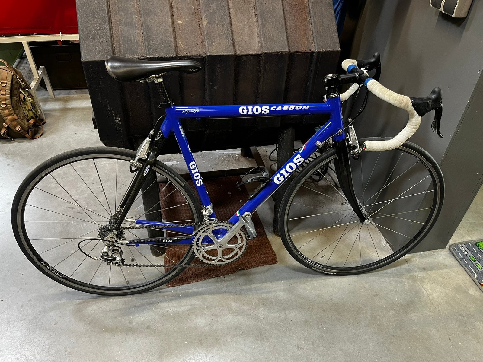 Gios v107 carbon maat m delta campagnolo, Zo goed als nieuw, Meer dan 20 versnellingen, 53 tot 57 cm, Ophalen