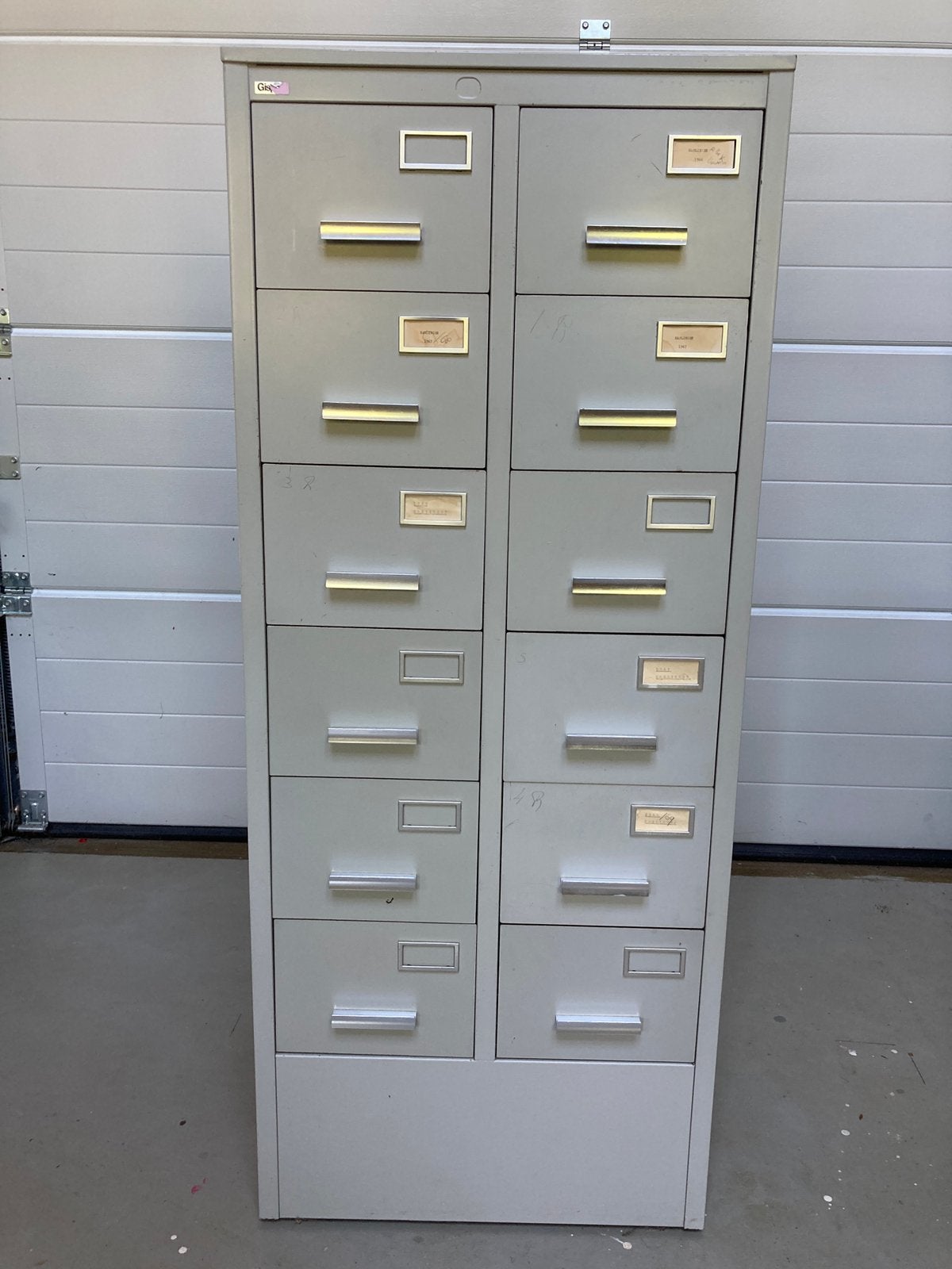Gispen archiefkast / ladekast, Huis en Inrichting, Kasten | Roldeurkasten en Archiefkasten, Ophalen, Gebruikt, 50 tot 100 cm, Minder dan 100 cm