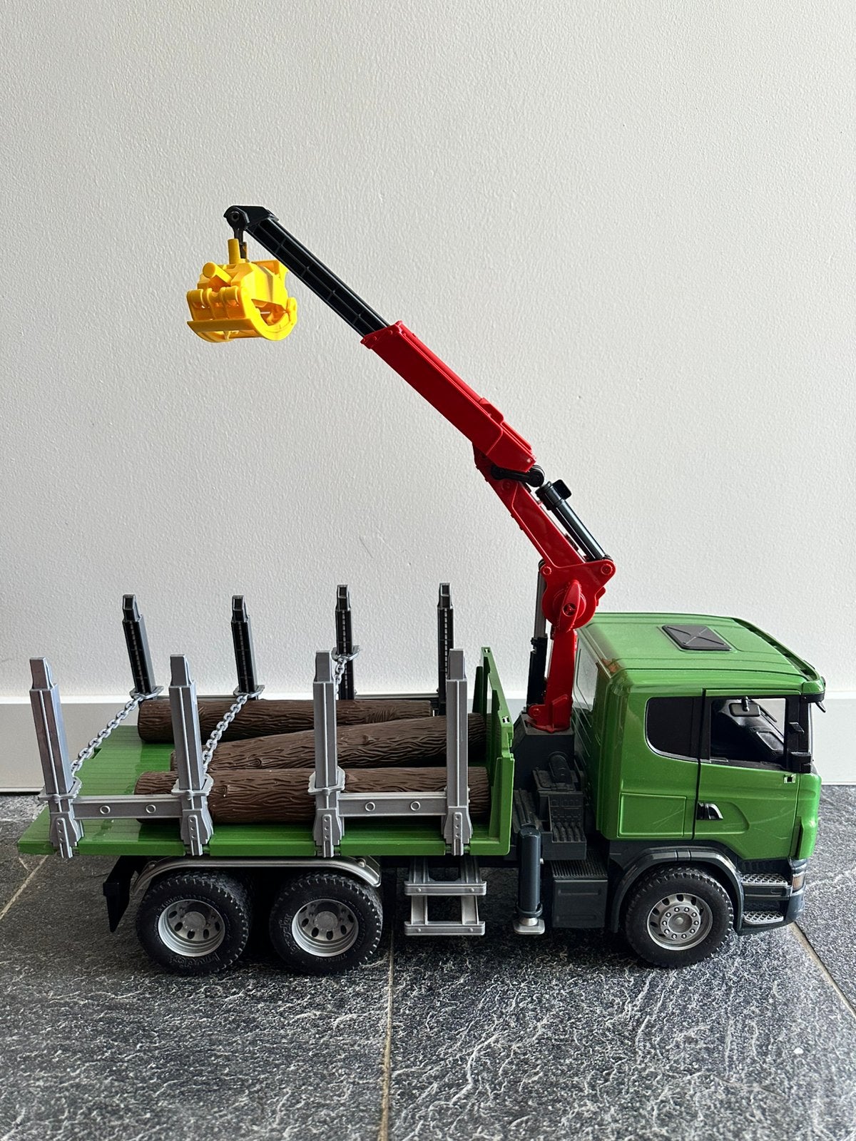 Bruder hout transportwagen, Ophalen, Gebruikt
